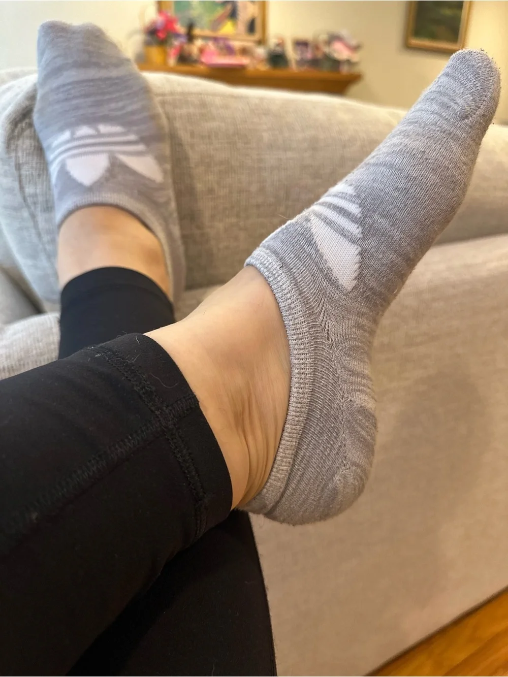 Gray Low-Cut No-Show Women’s Socks - Packable Comfort Adidas